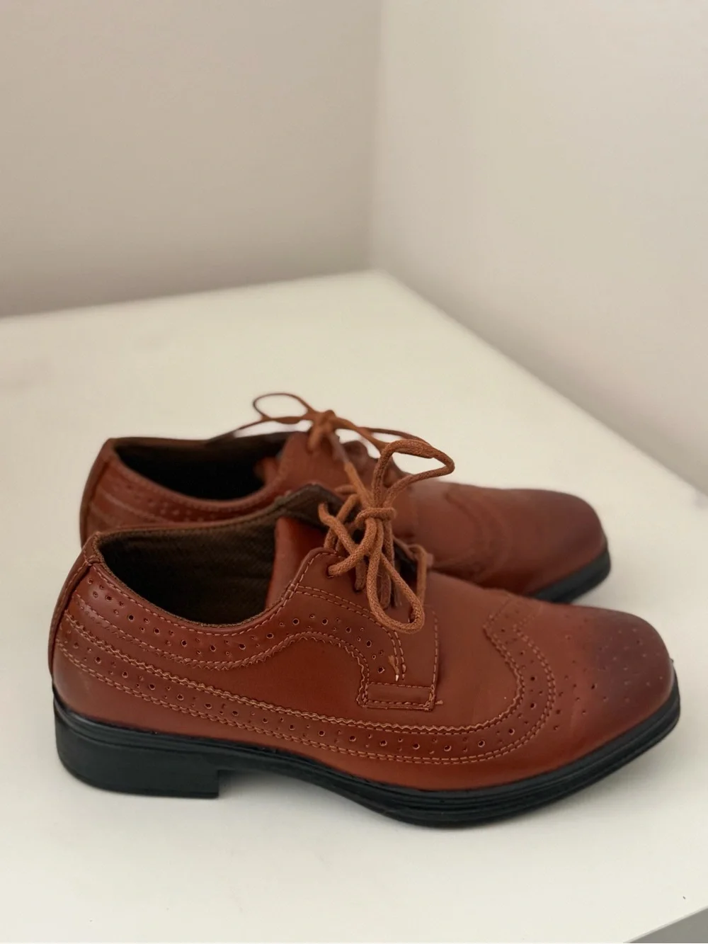 Deer Stags Ace Boys' Wingtip Oxford Shoes